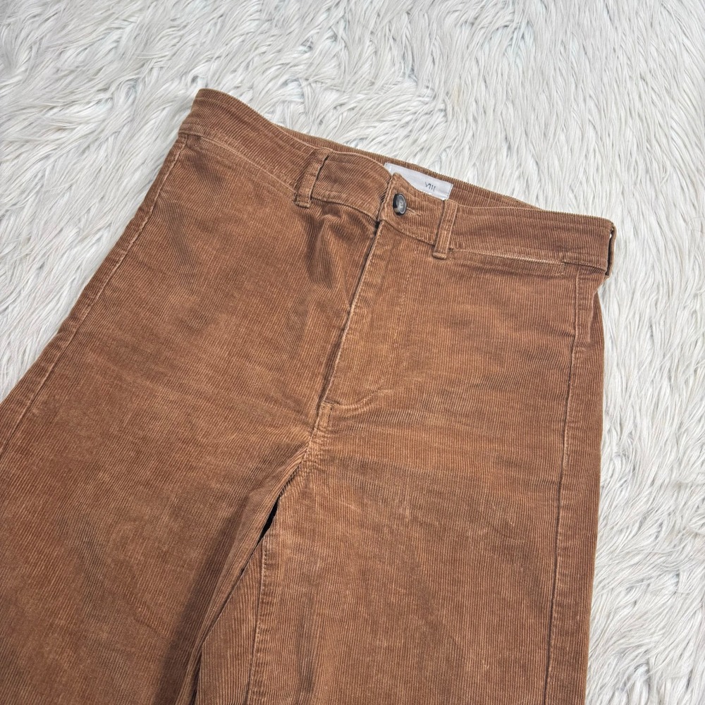 Everlane Women's 4 Brown High Rise Wide Leg Corduroy Pants Preppy Heritage - Picture 2 of 6